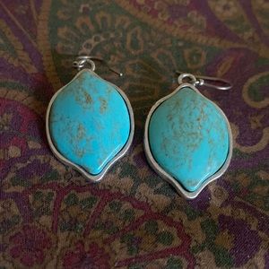 Lucky Brand Turquoise Drop Earrings